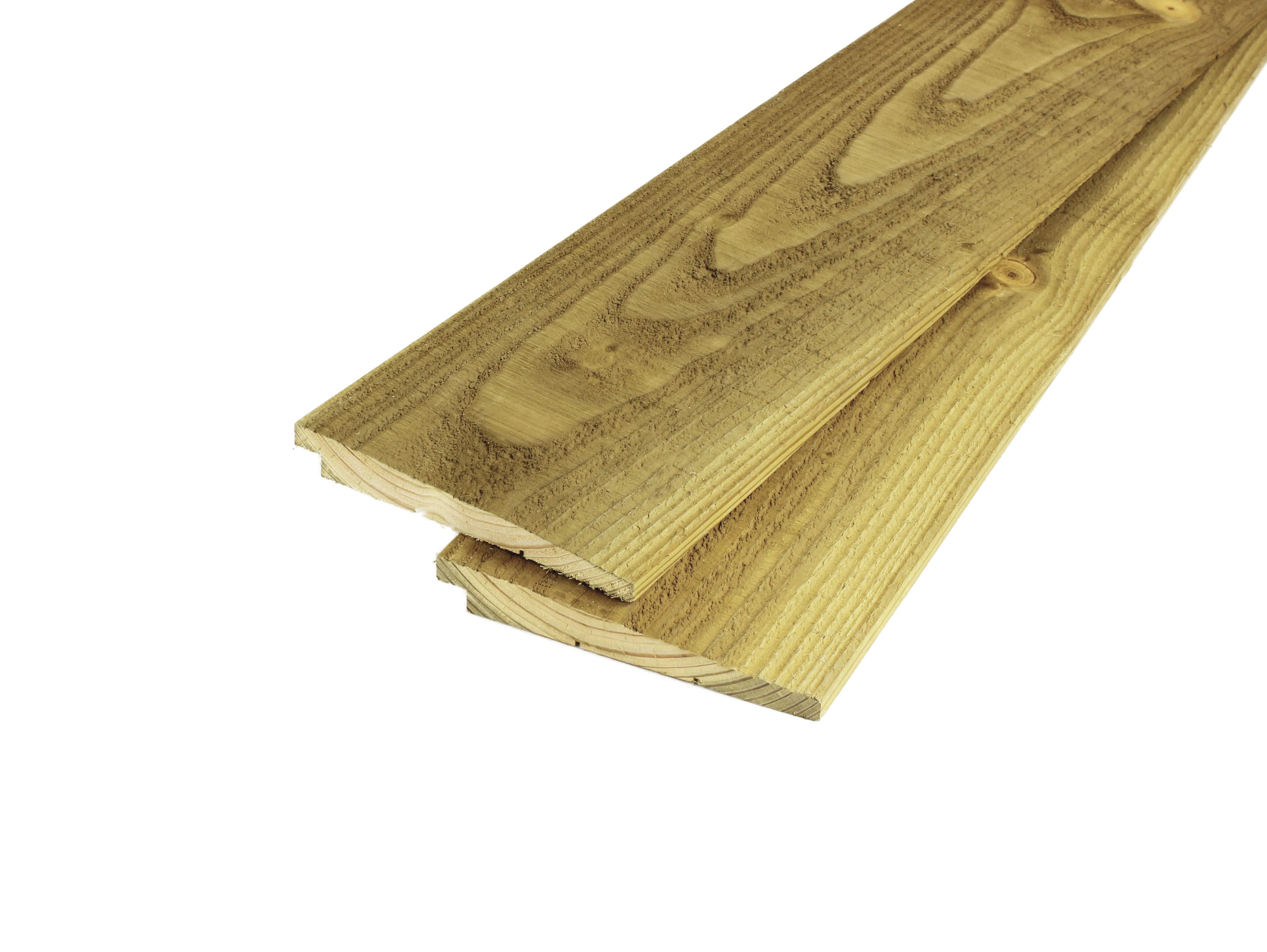 Douglas Zweeds Rabat Groen Geïmpregneerd 2.7 x 19.5 cm - Lengte 300 cm - Afbeelding 3